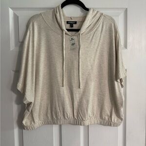 Express Soft Short Sleeve Hooded Sweatshirt